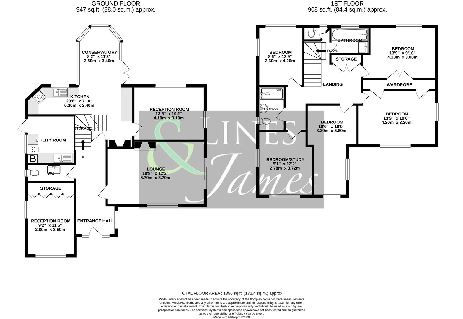 Floorplan for Newpound Lane, Billingshurst